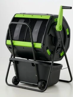 Maze 48 Gallon Compost Tumbler With Cart -Gardeners Sales Store 3 4 crop 8613576 05V