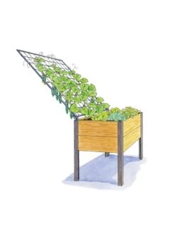 Space-Maker Pivoting Trellis, 4' -Gardeners Sales Store 8590247 SMTrellis 4ft tif
