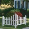 Country Corner Vinyl Picket Fence -Gardeners Sales Store 8593637 01v country corner vinyl picket fence new england white