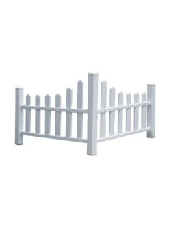 Country Corner Vinyl Picket Fence -Gardeners Sales Store 8593637 02v