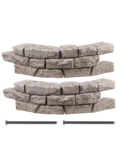 Rock Lock Interlocking Garden System, Curved Sets -Gardeners Sales Store 8598737 01V 3 4