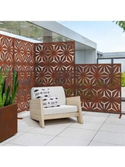 Veradek 2-Panel Privacy Screen Set, Star -Gardeners Sales Store 8599214 05v