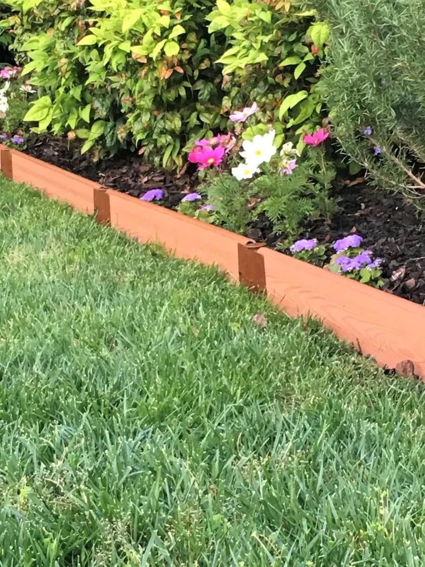 Straight Composite Landscape Edging Kit With 1" Boards 3 Straight Composite Landscape Edging Kit With 1" Boards - Image 2