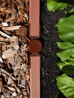 Straight Landscape Edging Kit With 2" Boards -Gardeners Sales Store 8599408 03V tif