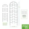 Achla Designs Waves Trellis Extension Piece 2 Achla Designs Waves Trellis Extension Piece -Gardeners Sales Store 8599492 01V tif