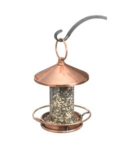 Classic Perch Bird Feeder With Copper Finish -Gardeners Sales Store 8600195 02v