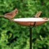 Copper Birdbath With Stake 2 Copper Birdbath With Stake -Gardeners Sales Store 8609876 01V jpg