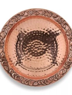 Copper Birdbath With Stake -Gardeners Sales Store 8609876 02V jpg