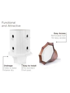 Dovecote Manor Bird House -Gardeners Sales Store 8609894 04v