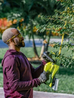 Sun Joe 24V-HT22-LTE 24-Volt ION+ Cordless Hedge Trimmer Kit | 22-Inch | W/ 2.0-Ah Battery And Charger 17 Sun Joe 24V-HT22-LTE 24-Volt ION+ Cordless Hedge Trimmer Kit | 22-Inch | W/ 2.0-Ah Battery And Charger -Gardeners Sales Store 8610657 06v