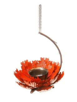 Desert Steel Sunset Peony Bird Feeder -Gardeners Sales Store 8611637 02v