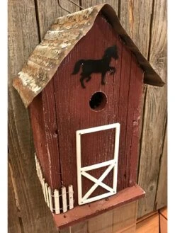Summitville Stable Bird House -Gardeners Sales Store 8612121 01v