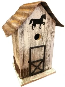 Summitville Stable Bird House -Gardeners Sales Store 8612121 04v