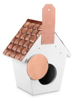 Classic Cottage Bird House With Copper Roof -Gardeners Sales Store 8612273 02v