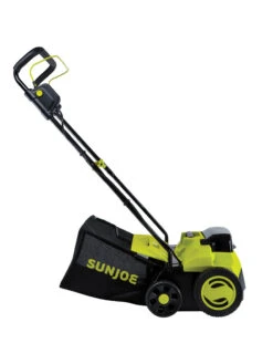 Sun Joe® 48V ION+ Cordless 15-Inch 5-Position Walk-Behind Lawn Dethatcher -Gardeners Sales Store 8612541 09v